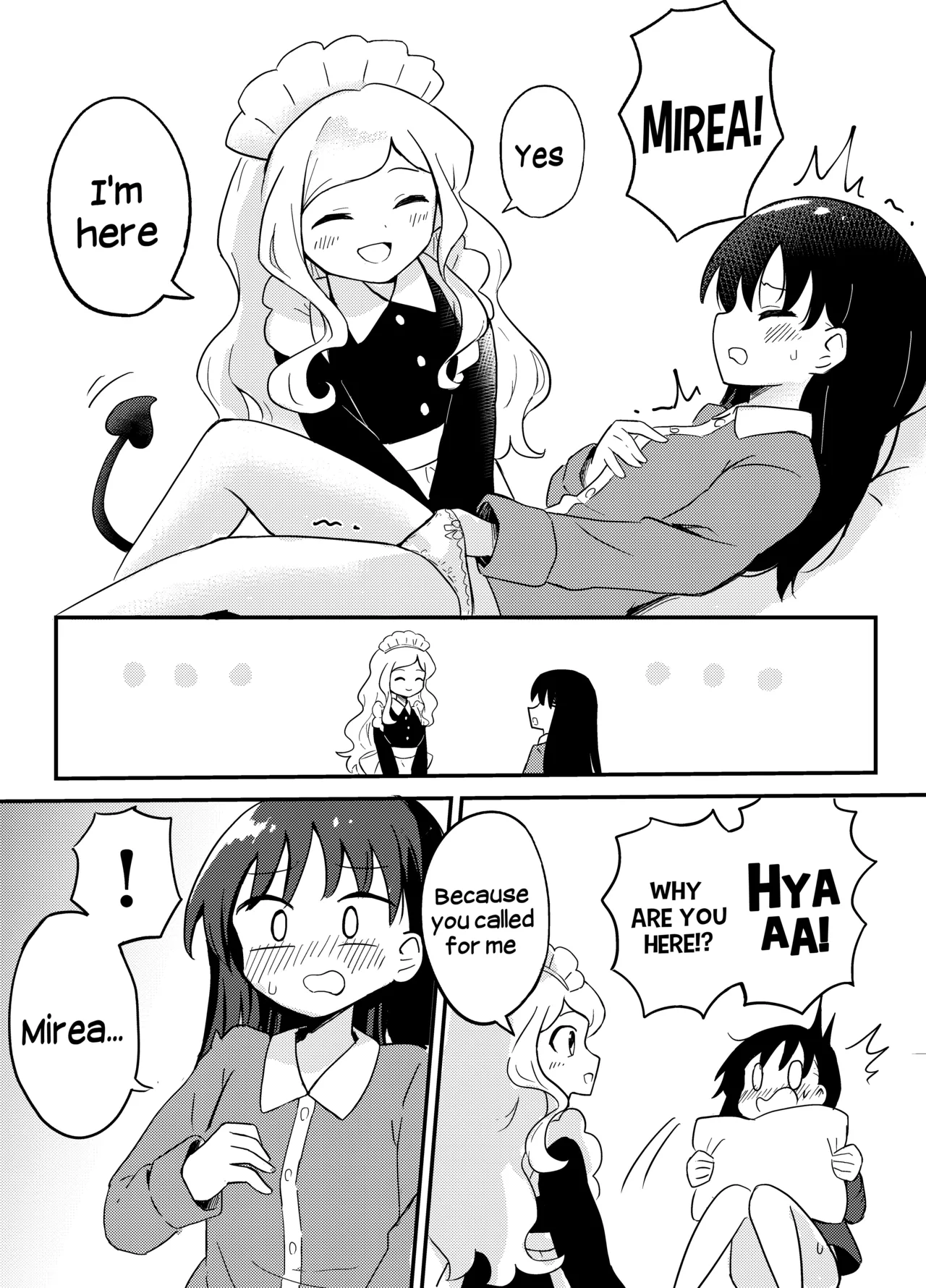 Yuri Succu Maid no Amaama Gohoushi | The Yuri Succubus Maid's Sweet Service page 8 full