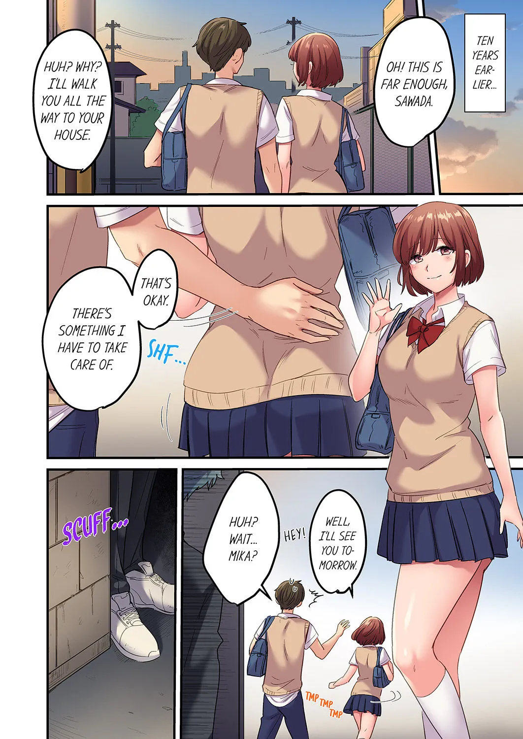 Netorare SEX wa 1-Shuukan - Kuzu Osananajimi ni Ijimerarete, Ikasarete... 3-12 | Forced to Have Sex For a Week— Teased and Forced to Come by My Piece of Trash Childhood Friend 3-12 page 4 full